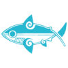 Fish Polynesian White T-Shirts - Image 3