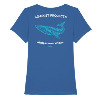 Whales Polynesian Royal Blue T-Shirts
