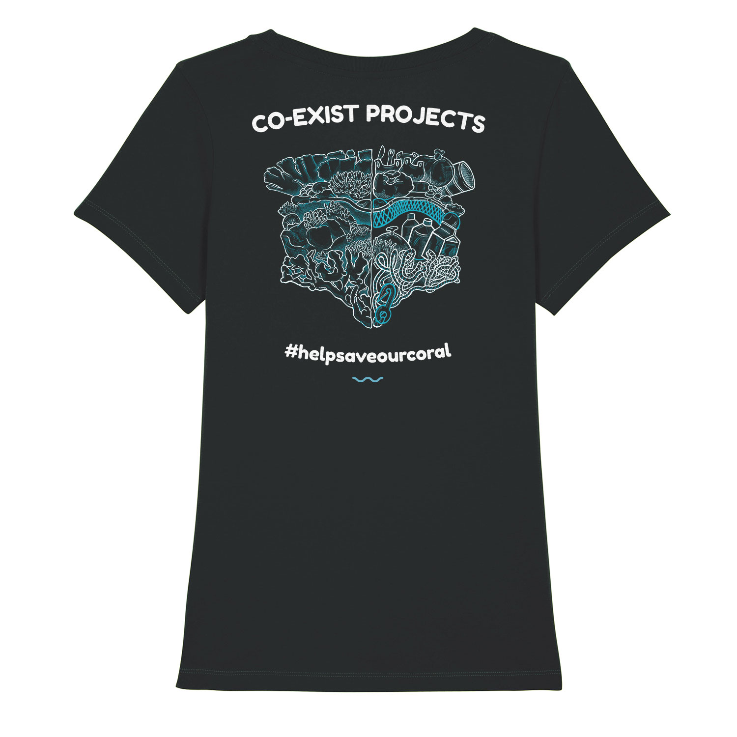 Coral Reef Organic Cotton T-Shirt - Image 2