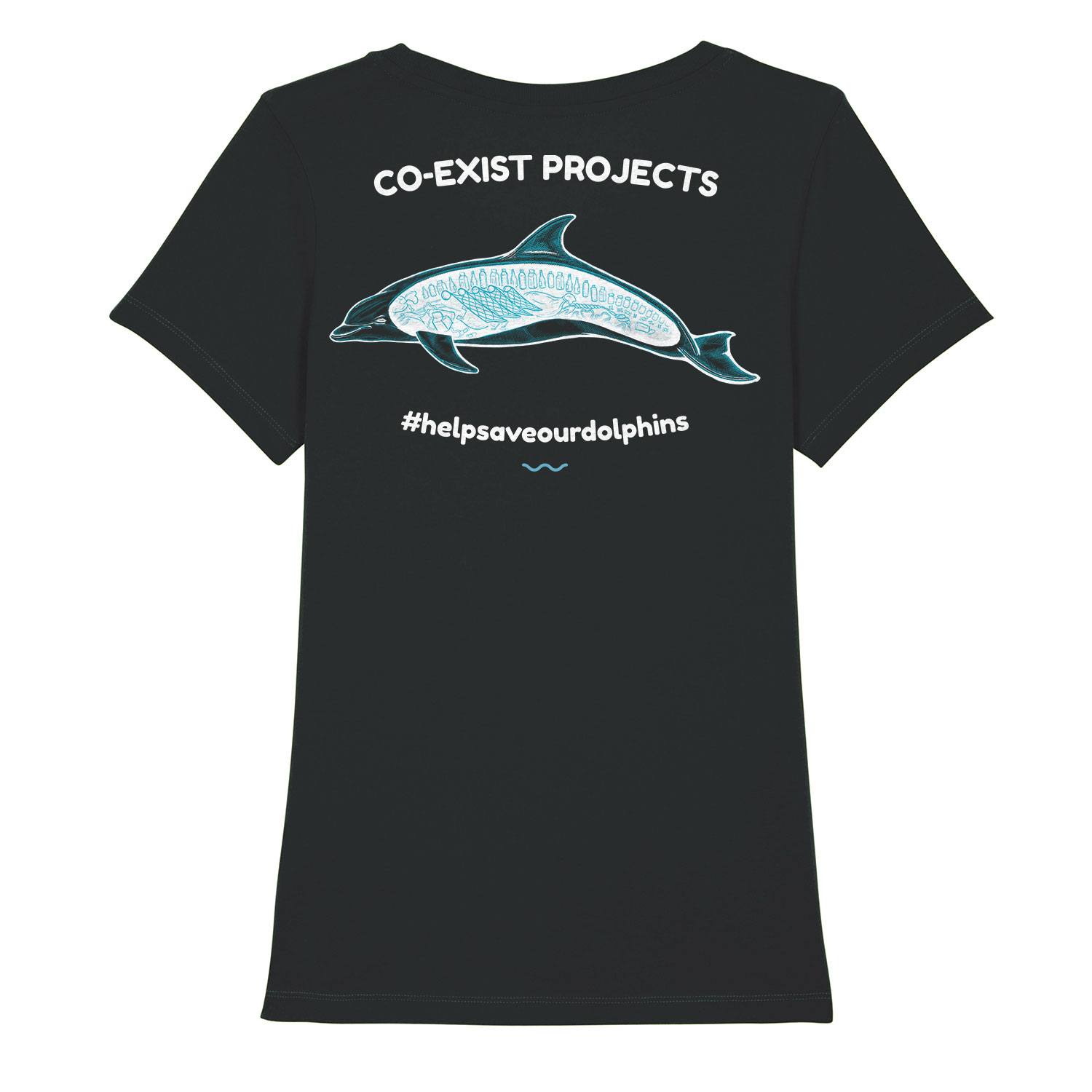 Dolphin Anatomy Organic Cotton T-Shirt - Image 2