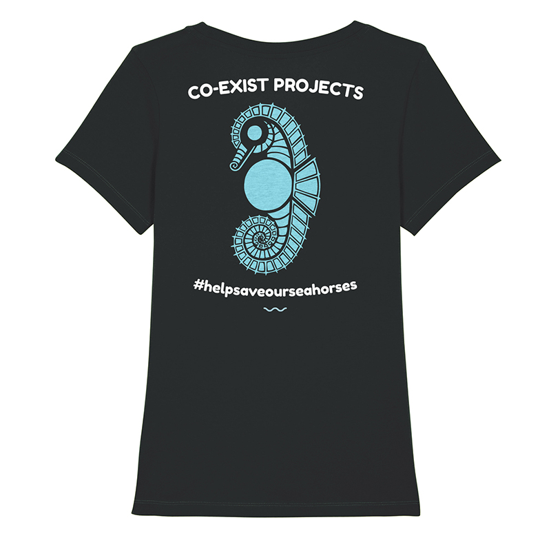 Polynesian Seahorses Organic Cotton T-Shirt